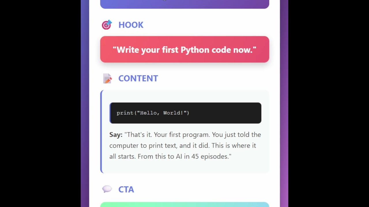 Your First Python Program in 30 Seconds