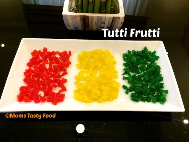 How to make tutti frutti, Homemade tutty fruity