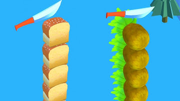 Slice Cut 3D! Very Satisfying And Relaxing ASMR Slicing Game