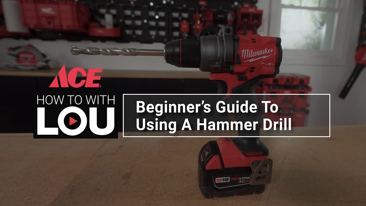 Beginners Guide To Using A Hammer Drill | Ace Hardware - YouTube