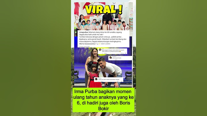 Irma Purba bagikan momen ultah anak bersama Boris Bokir #fyp #viralshorts