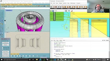 CAGE IN CAGE: SAND BOX PLAY: B2_C3 LEARNING PYTHON with ghPython in Grasshopper for Rhino3D