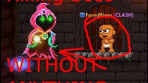 Killing the netherworld boss without anything! Pixel Worlds