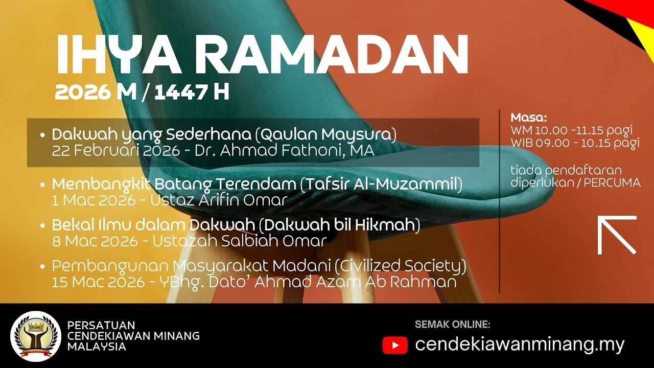 Ihya Ramadan 2026 - Siri 1: Dakwah yang Sederhana (Qaulan Maysura)