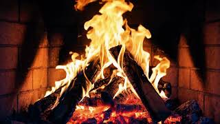 🔥 Fiery Fireplace Flames. Warm Fireplace Sounds. Intimate Fireplace Ambience