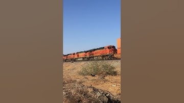 BNSF 6597 East Bound Double Stack MP21 #bnsf #shorts