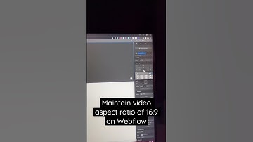 Maintain 16:9 aspect ratio of video in @Webflow across breakpoints