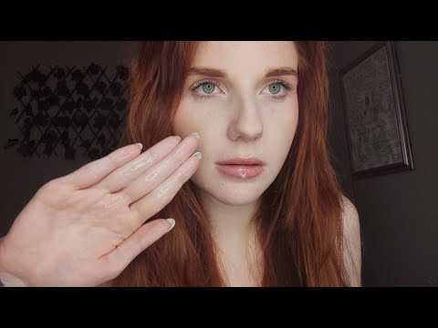 ASMR | Spit Painting YOU ( upclose with visible spit) 💛