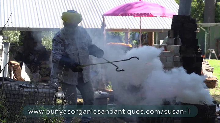 susan curran Raku kiln first fire