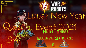 Task 4 Completed! War Robots Lunar New Year Event 2021 - Hunt The Elusive Fujin & Raijin!
