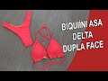 Biquíni asa delta dupla face