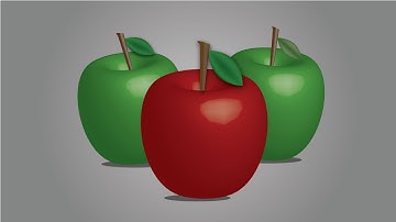 How to Create Apple with 3D Effect in Adobe illustrator