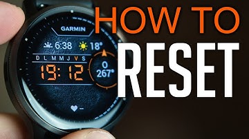 How to Factory Reset Garmin Venu 3