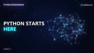 Python Course 1.1 | Introduction to Python for Beginners | What is Python