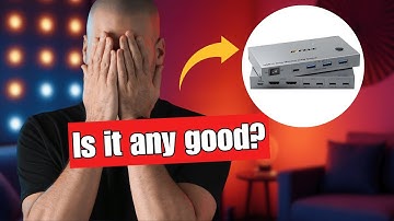 KCEVE KVM Switch 2 Monitors 2 Laptops USB C, KVM Switch Dual Monitor HDMI 4K@60Hz for 2 Laptops