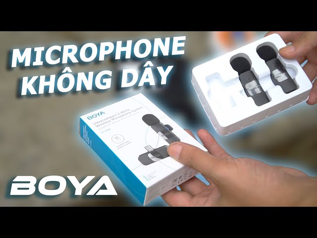 Review Micro Boya BY - Mic Không Dây Giá Rẻ Cho Điện Thoại