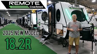 2025 Coachmen Remote 18.2r RV Tour - Explore The Latest Features!
Episode 261:
ℹ️ The 2025 @CoachmenRVs Remote 18.2R is a new choice for the family looking to get out and take an adventure in the campground or off the grid! With an RV queen bed and two spacious bunks in the rear, this rig will easily sleep four or even more, with the dinette converted into another sleeping space. With unbelievable standard features such as a 12V refrigerator, tankless water heater, all-terrain tires, 200-watt solar panel with 30 amp controller, and tire pressure management system, this rig is ready to drive off the lot and directly to your next adventure!
The super solar information listed in the video is for 2024 models. The updated 2025 Super Solar includes:
TWO 200W solar panels.
TWO 100Ahr Li Ion Batteries
2,000W Inverter
30 Amp controller
5” LED Screen Control Panel
Solar Disconnect Switch
👀 Links mentioned in the video:
Coachmen Remote: https://coachmenrv.com/remote
#rvlife #rv #rvtour #newrvs
🔎 Take a look at our other RV tours: www.youtube.com/playlist?list=PLG HvVXwJoWlAeYIyHuDnqaFZkrYRJy5
👍 LIKE ✍️ COMMENT 🤲 SHARE 🔔 SUBSCRIBE
🅰️ Brian and Michelle Coleman are brand ambassadors for Coachmen Apex, however, Coachmen does not control the content of our videos.
🎁 Looking for RV upgrades? Use our RecPro link for 5% off: https://www.recpro.com/?referral=COLEMANS
🔋 Need batteries or solar for your rig? Check our https://www.newpowa.com and use discount code “COLEMAN10” for 10% off
🛒 Check out our Amazon Affiliate Storefront at: https://www.amazon.com/shop/cruisinwiththecolemans
All the products listed on our storefront are items we use and love!
🥾 Our favorite hiking gear: https://www.amazon.com/shop/cruisinwiththecolemans?ref cm_sw_r_apin_aipsfshop_aipsfcruisinwiththecolemans_2TPHT199Q6N7K5APD4KJ
📺 Do you want to grow your YouTube channel? Check out TubeBuddy: https://www.tubebuddy.com/pricing?a=CruisinwiththeColemans
🎼 “Take an Adventure” theme song written by Chelley Seibert
🎵All other music is from EpidemicSound. Backroads - Hunting for Sunsets
🎶 Subscribe to Epidemic Sound to get great music for your channel!
https://www.epidemicsound.com/referral/lfwrab/
📸 All photos and videos are taken on an iPhone 13 Pro Max, 15 Pro Max, or GoPro Hero 9 Black with Mic Mod.
©️2024 Cruisin’ With The Colemans, All Rights Reserved
*This channel is for entertainment purposes only. We are not RV experts and are not making recommendations. We share our opinions and what works for us, but you should do your own research and make your own decisions.
*We are a participant in the Amazon Services LLC Associates Program, an affiliate advertising program designed to provide a means for us to earn fees by linking to Amazon.com and affiliated sites. 2025 Coachmen Remote 18.2r RV Tour - Explore The Latest Features!
