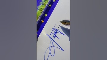 Write letter "A" || calligraphy Arpita || #calligraphyart #calligraphystyles @Signaturestyle96 ❤️