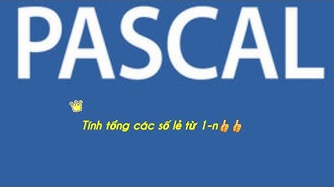 PASCAL| Tính tổng các chữ số lẻ từ 1-n