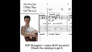 Elliot James Reay - I Think They Call This Love #instrumental #elliotjamesreay #guitartabs