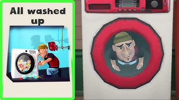 Scary Robber All Washed up Gameplay Walkthrough Video (iOS Android)