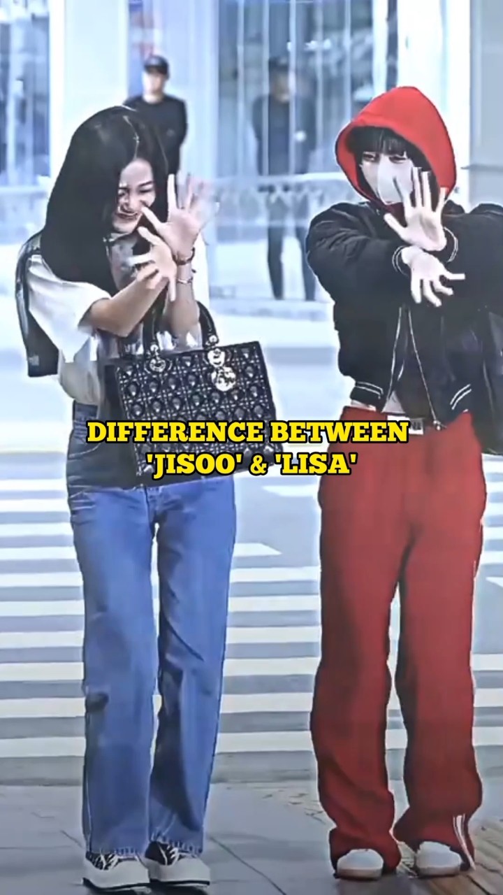 Difference between JISOO \u0026 LISA ?? #lisa #jisoo #rosé #jennie #lisoo #blackpink #shorts