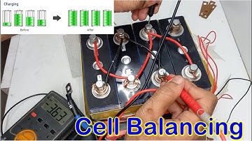 Hoe u thuis een Lifepo4-cel/batterij kunt balanceren || Hoe u een lithiumcel/batterij kunt balanc...