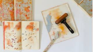 Download Lagu Experimental gel plate printing (in my sketchbook) MP3