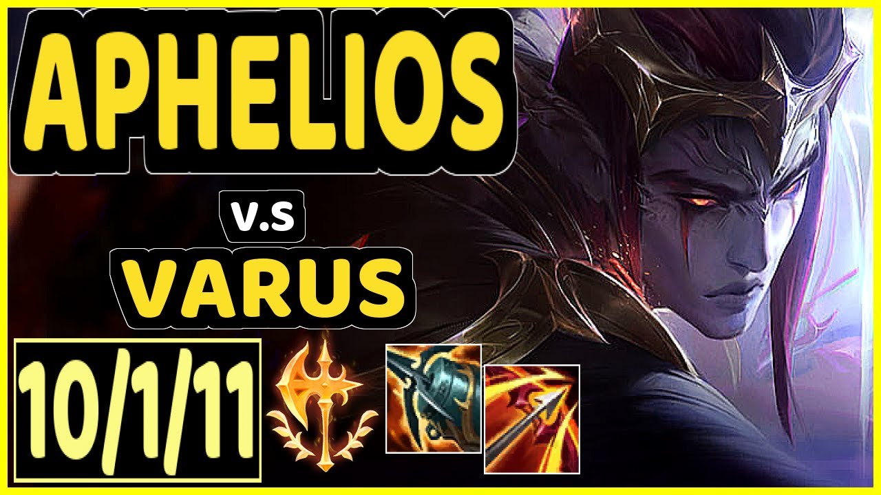 APHELIOS vs VARUS - 10/1/11 KDA BOTTOM ADC CHALLENGER GAMEPLAY - EUW