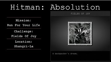 Hitman: Absolution Challenge Guide - Fields Of Joy - Mission 4