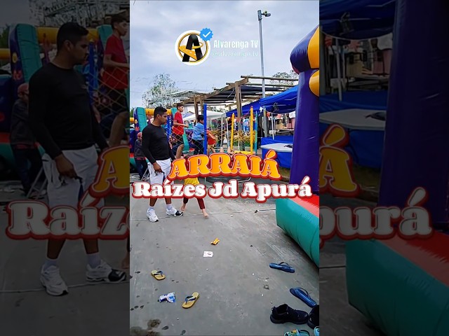 A Capivarenga marcou presença no Arraiá Raízes Jardim Apurá 🐿🎉#alvarengatv #agendacultural #shorts