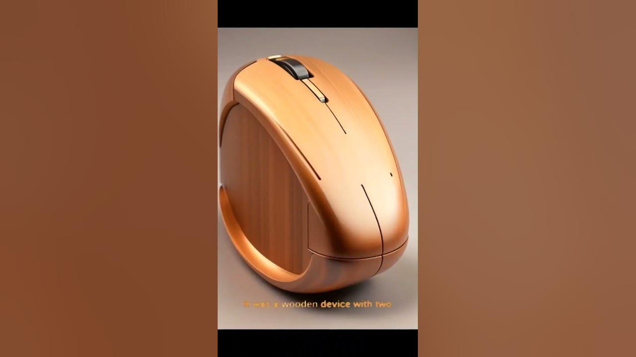 The first computer mouse was made of wood funfact 
