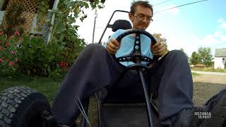 Custom Manco Dingo Go Kart 14hp Subaru Ex40 Restoration Drive Tests