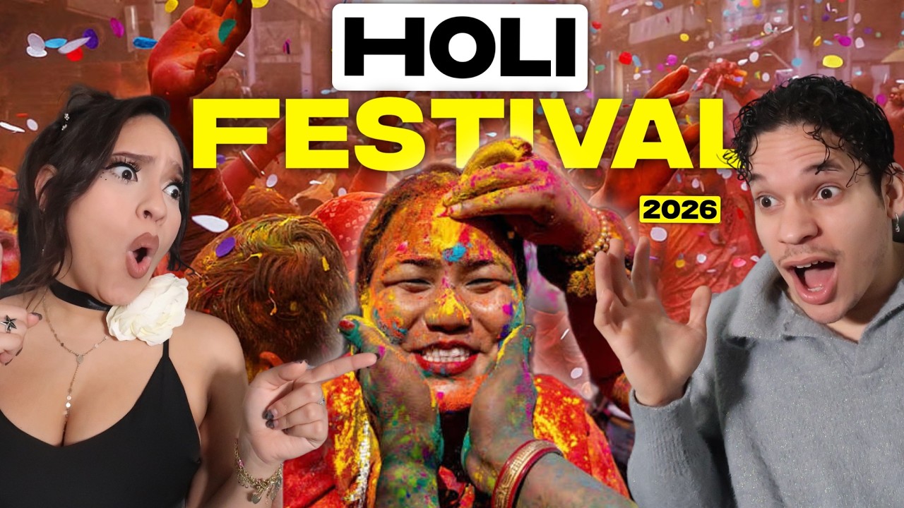 HOLI looks WILD... LATINOS REACT