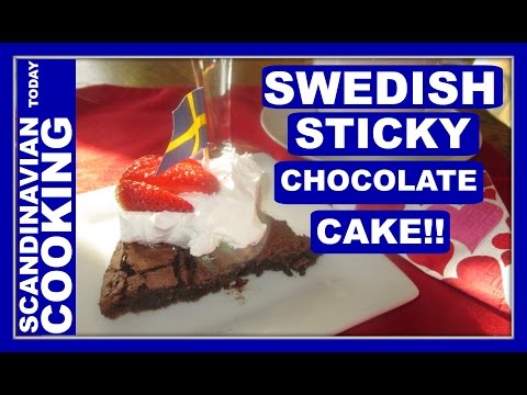 How To Make Swedish Sticky Chocolate Cake Recipe 😋 Kladdkaka