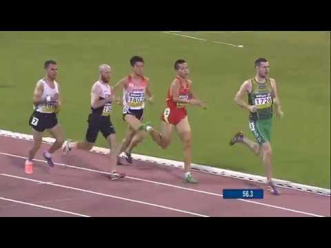 Men's 800m T38 | heat 3 |  2015 IPC Athletics World Championships Doha