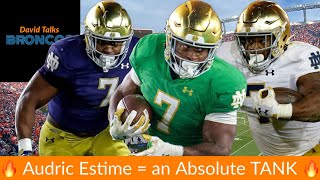 I LOVE IT! RB Audric Estime is Drafted by the Denver Broncos from Notre Dame | NFL Draft Reaction