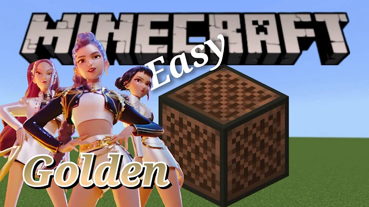 How to make K-Pop Demon Hunters Golden in Minecraft (easy)