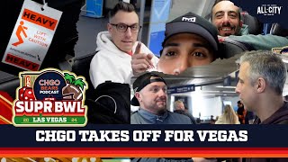 Behind-the-scenes LOOK at CHGO's trip to Las Vegas for Super Bowl week | CHGO Bears Podcast