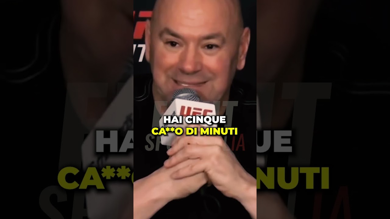 DANA WHITE schietto e sincero su IAN GARRY