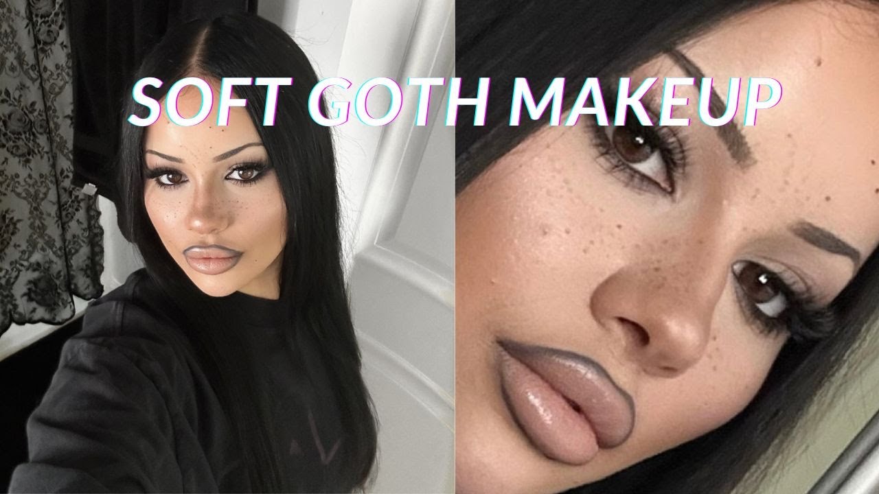 soft goth makeup (tutorial)