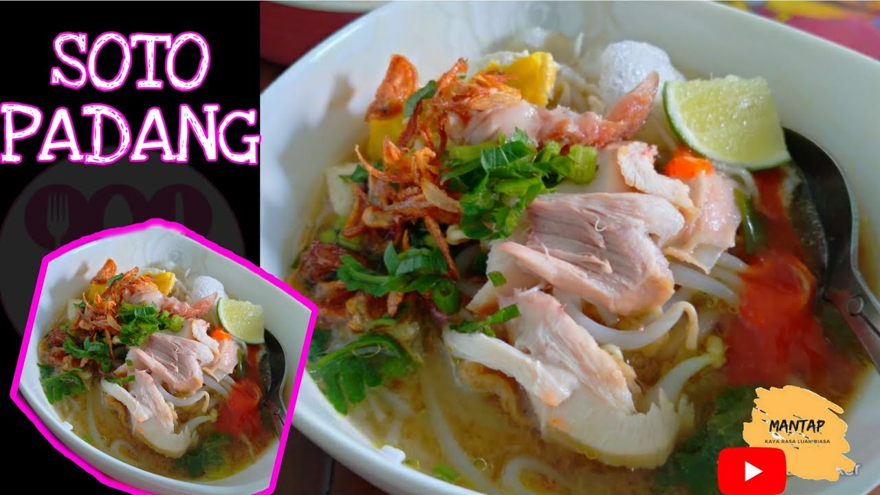 resep dan cara membuat soto padang - YouTube