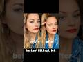 Instant lifting trick #lifting #young #tricks #beauty #beautytips #glam #style #style #transition