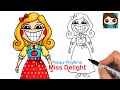 How to draw miss delight  poppy playtime