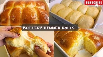 Zachte en luchtige broodjes | Eenvoudige zelfgemaakte boterbroodjes