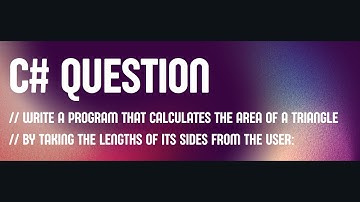 CodePark 0003 : Calculate the Area of a Triangle Using Heron