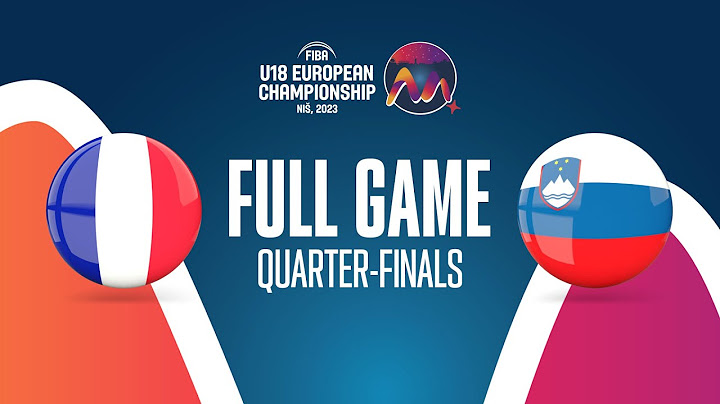 QUARTER-FINALS : France v Slovenia | Full Basketball Game | FIBA U18 European Championship 2023