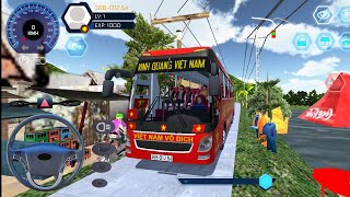 Bus Simulator Vietnam #12 Thaco bus Driving - Bus Games Android Gameplay screenshot 4