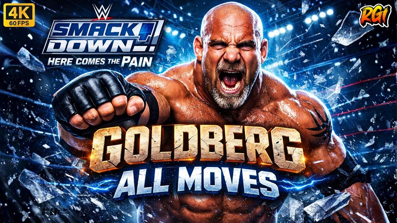 GOLDBERG DESTROYS EVERYONE! 💥 All Moves & Finishers – WWE HCTP PS2 Gameplay