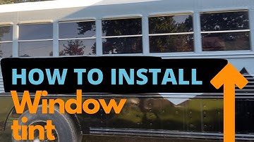 Window tinting for skoolie, camper or RV